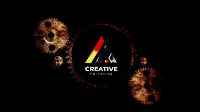 Mechanical Unveil – Industrial MOGRT Logo Animation for Premiere Pro