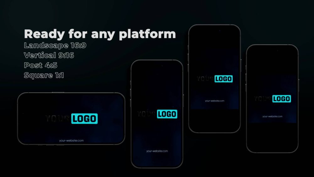 Shadow Mist Unveil template misty logo animation preview