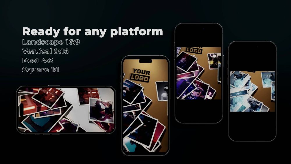 Sleek Motion Gallery template modern showcase animation preview