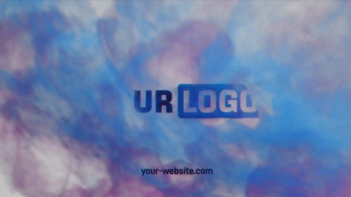 Smoke Unveil template atmospheric smoke logo animation preview