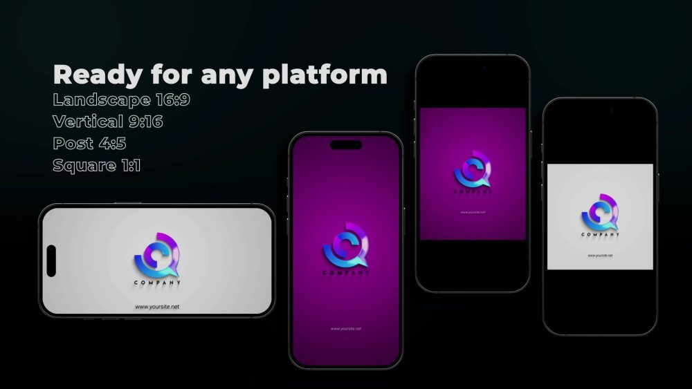 Snap Start Intro template snap‑open animation preview