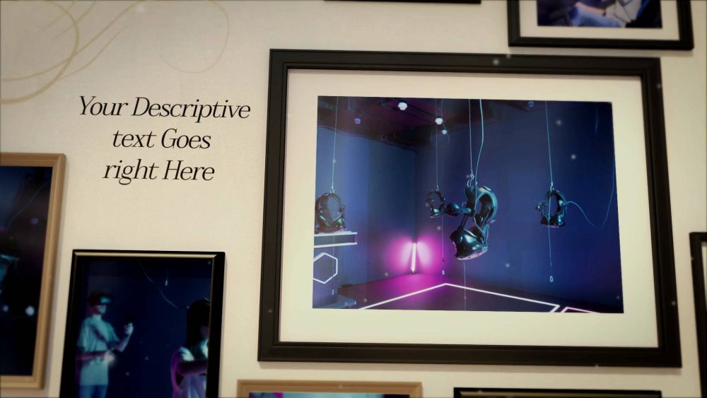 Special Events Gallery 3 template celebratory slideshow preview