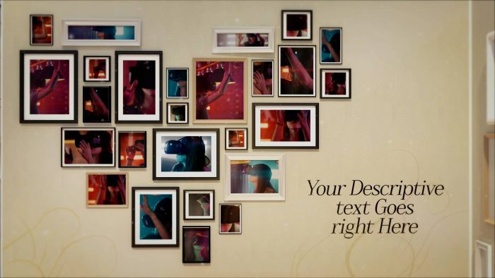 Special Events Gallery 5 template gaming glitch slideshow preview