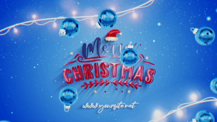Xmas Unveil – Festive Snowflake & Light MOGRT Template for Premiere Pro