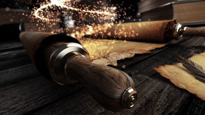 Ancient Parchment Unveil – Scroll-Inspired Logo Reveal for Premiere Pro