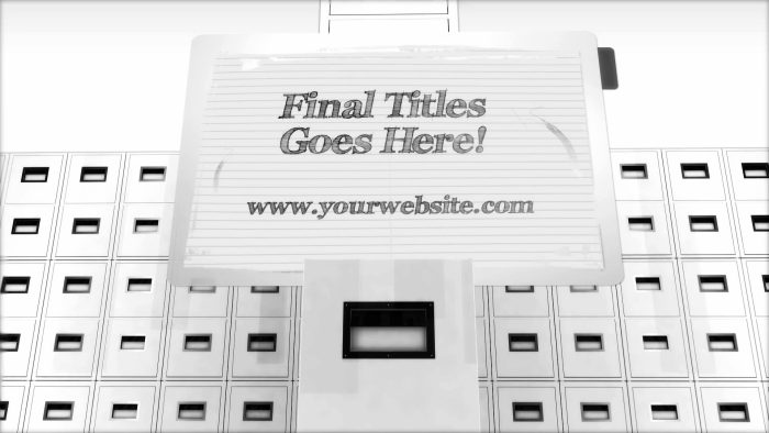 Archives Titles – Vintage Premiere Pro Title Animation Template