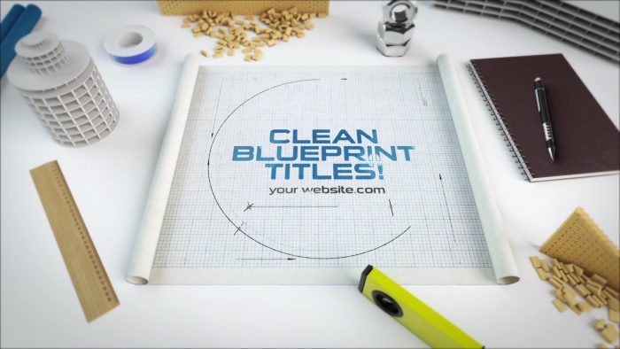 Blueprint Titles Bundle – Technical Premiere Pro Titles with Precision Design