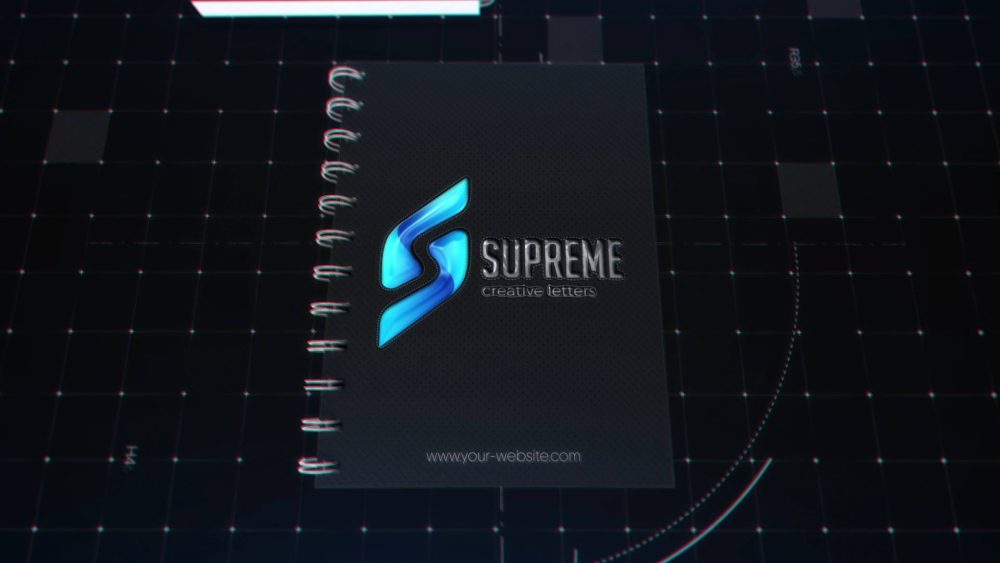 Business Notebook Reveal – Professional Logo Animation MOGRT for Premiere Pro