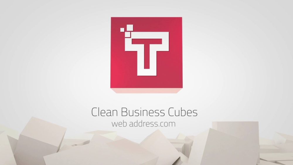 Clean Business Cubes Logo Reveals - Image 6