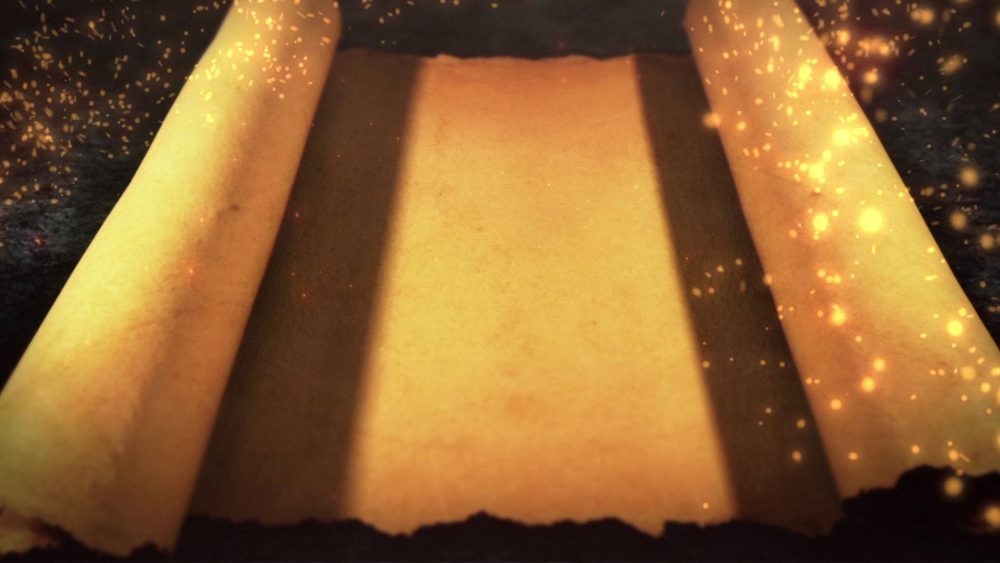 Legendary Epic Scroll Logo Reveal – Ancient Parchment Logo Animation for Premiere Pro