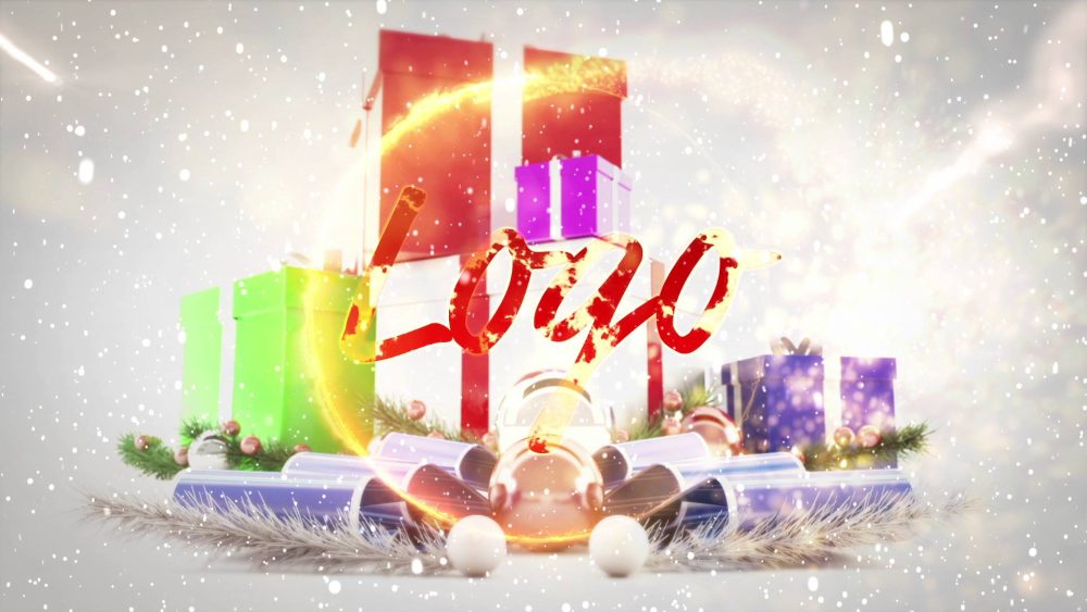 Christmas Wishes Logo Reveal – Festive Holiday Animation for Premiere Pro