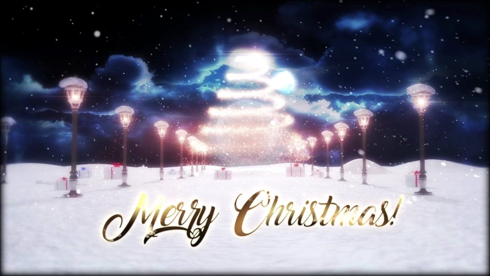 Merry Christmas Unveil – Festive Holiday Logo Reveal for Premiere Pro