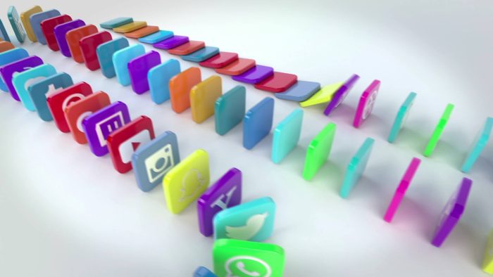 Social Media Dominoes – Creative Logo Reveal Template for Premiere Pro