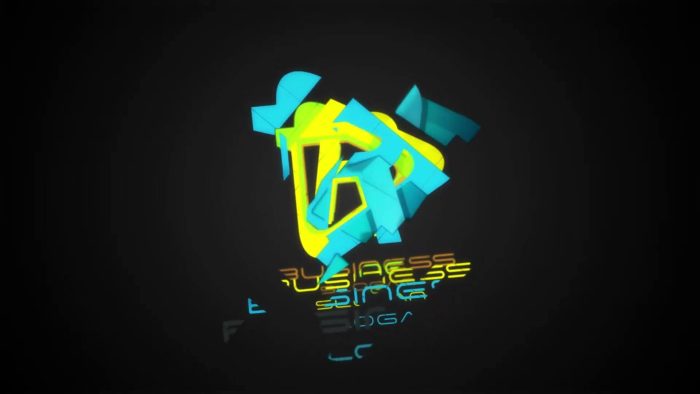 Unfolding Logo reveal