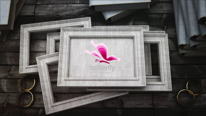 Wedding Frames Logo Reveal – Elegant Premiere Pro Template for Romantic Intros