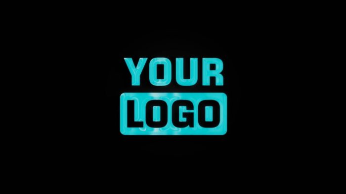 Unfolding Logo reveal