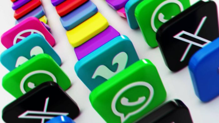 Social Media 3D Icons Opener - After Effects