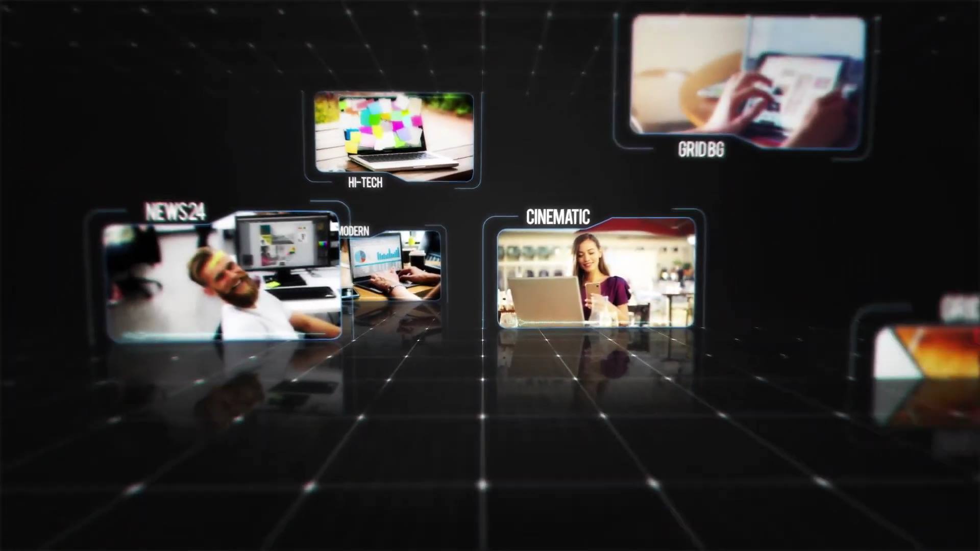 Business Tech Logo Reveal – Modern Corporate Animation