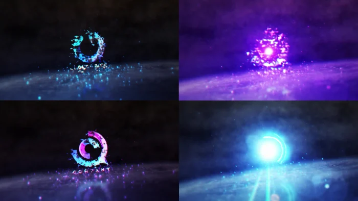 Dark Energy Logo Intro cinematic animation After Effects