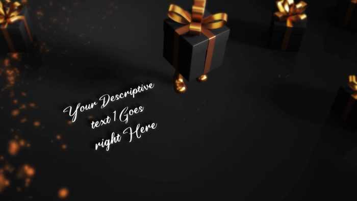 Partnership Golden Elegant Present