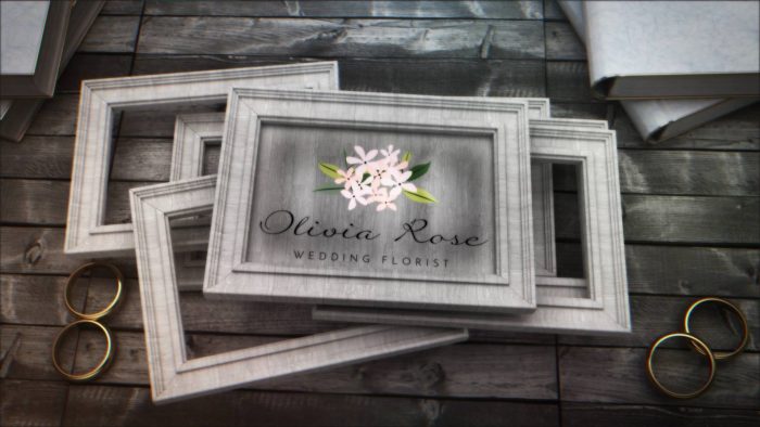 Wedding Frames Logo Reveal - After Effects